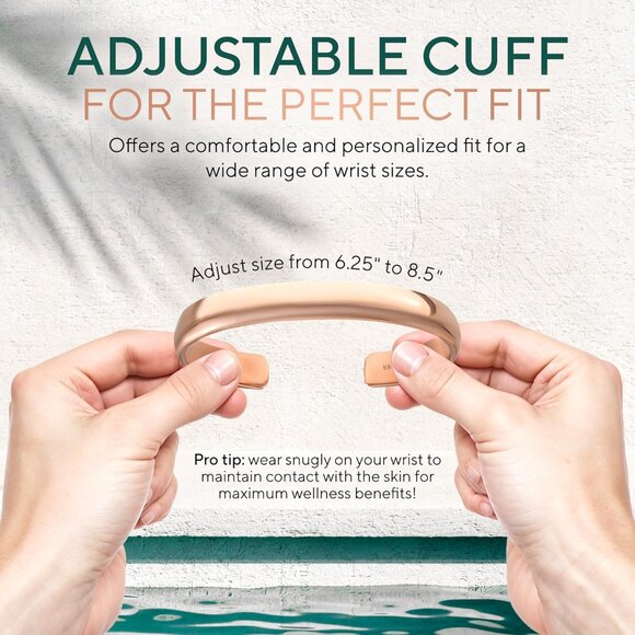 Timeless Handmade Tibetan Copper Bracelet Cuff - Safe & Elegant Gift for All - Picture 4 of 8